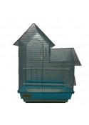 All4Pets Bird Cage Wire white blue pink